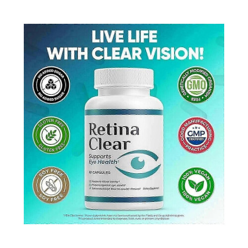 Vision Support Vegan Capsules - Prevents Eye Fatigue, Improves Visual Focus 60Ct 25-26 2