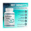 Vision Support Vegan Capsules - Prevents Eye Fatigue, Improves Visual Focus 60Ct 25-26 4