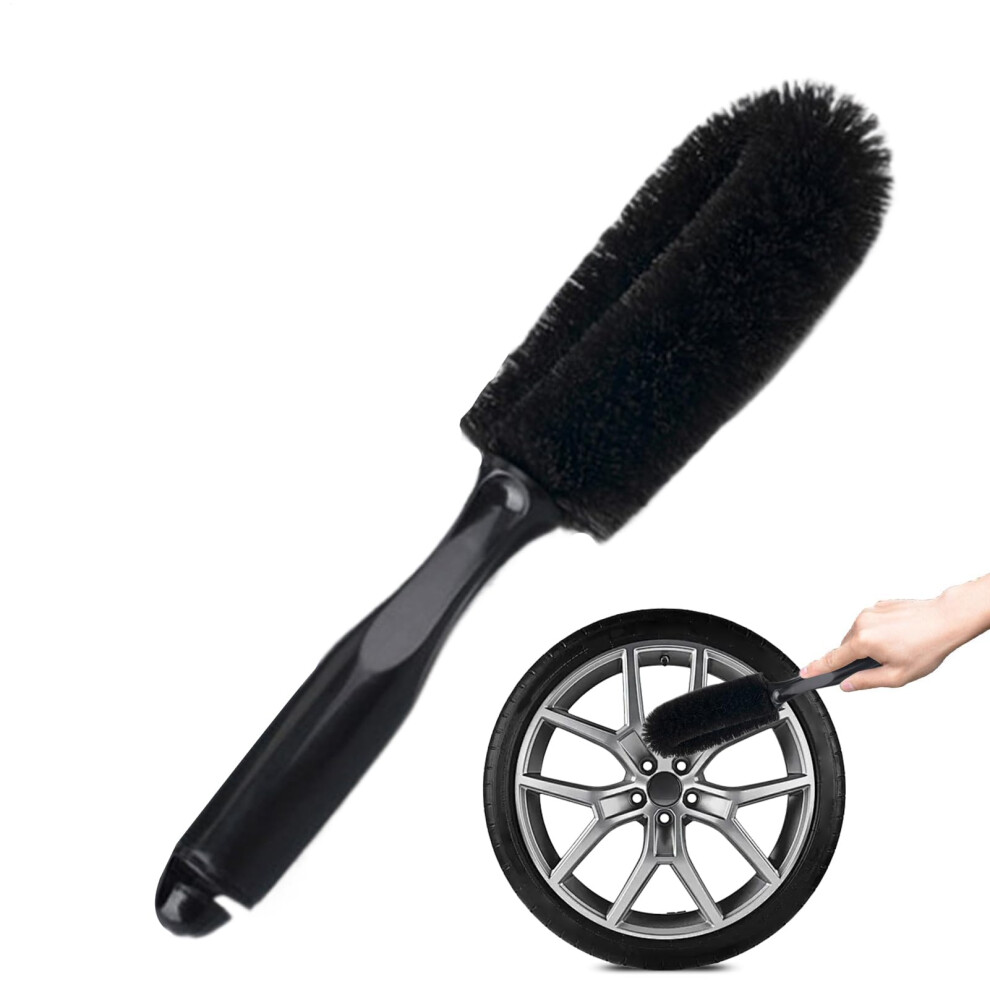 Wheel Rim Brush With Soft Bristles And Long Handle For Car Tire And Wheel Cleaning 9099447353153