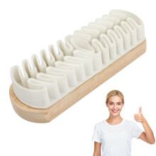 Suede and Nubuck Shoe Brush with Rubber Eraser for Cleaning Leather Shoes, Bags & Clothing (1pcs)