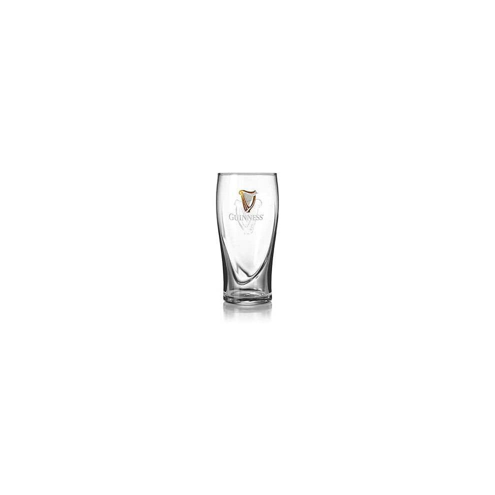 New Guinness Embossed Pint Glass 02563