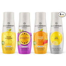 SodaStream Sugar Free Syrup 440ml Lemon Passionfruit Orange & Mango Tonic