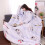 Χειμερινό Lazy Quilt με μανίκια Κουβέρτα Χειμερινής Ζεστής Πυκνής Πλυμένης Κουβέρτας 1