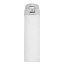 Bouteille d'eau isotherme Lksixu, tasse de voyage isotherme en acier inoxydable avec couvercle Ă clapet, sans BPA pour boissons chaudes et froides