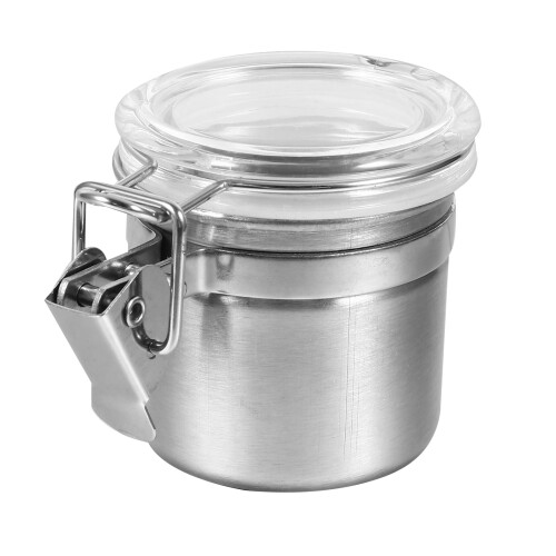 Eease rostfritt stål kaffebönsbehållare kök socker te (silver)