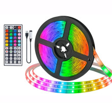 Washranp TV-LED-Streifen-Hintergrundbeleuchtung mit Fernbedienung, USB-Plug-Play, hohe Helligkeit, geringer Stromverbrauch, RGB-LED-Beleuchtung