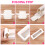 White Candy Mini Macaron Packaging Containers Clear Cake Small Gift Holders Baby 5
