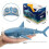 Robot shark swimming in water 4