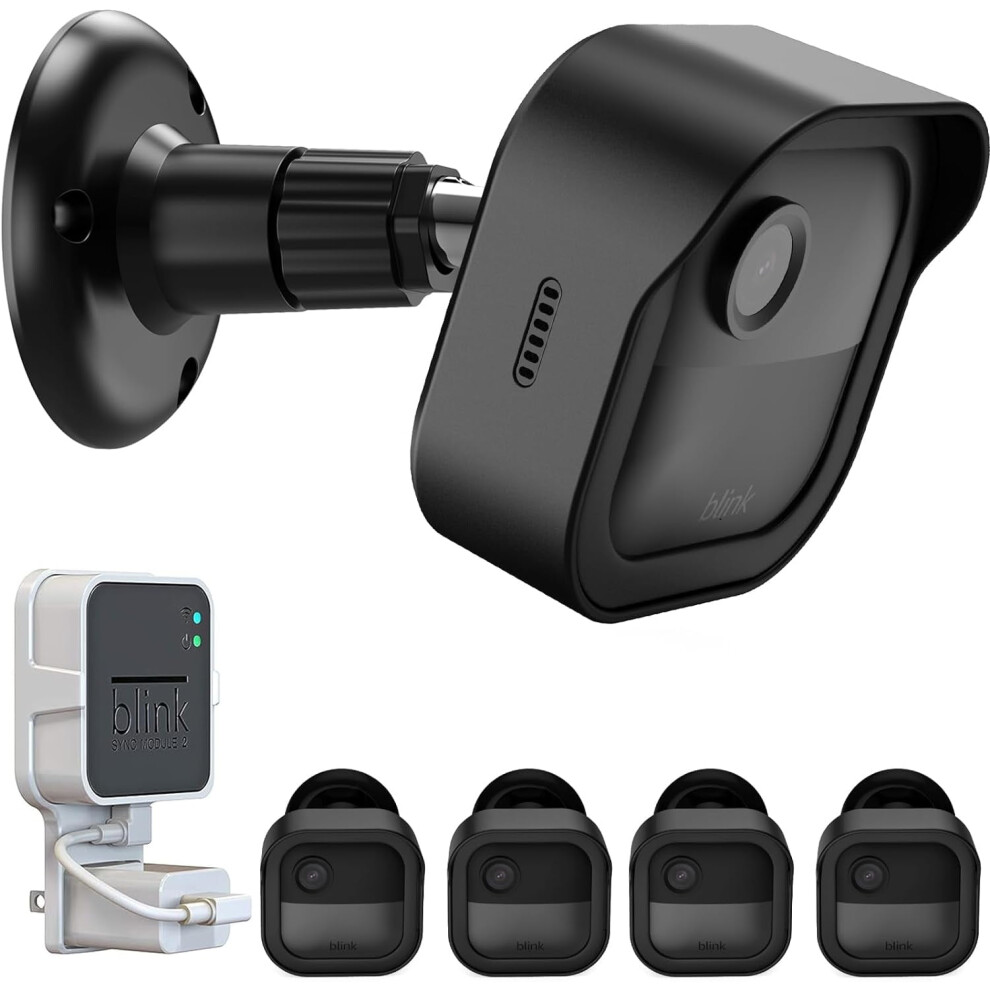Wall Mount For Blink Outdoor 4 (4Th Gen) & Blink Outdoor (3Rd Gen), 4 Pack Weatherproof Protective Housing And 360 9149926987499