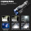 Φακός VASTFIRE Mini LED Επαναφορτιζόμενος Φωτεινός Μικρός Φακός Αδιάβροχος για Υπαίθρια 2