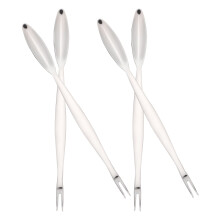 4 Pcs Crab Pincer Stick Wine Opener Bottle Cooking Accessories Multipurpose Tool Spoon Eating Kit 304 Stainless Steel