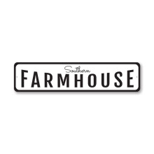 (Alumínium fém) Southern Farmhouse Farmhouse tábla Pajta dekoráció Fémtábla mérete: 4x16 hüvelyk
