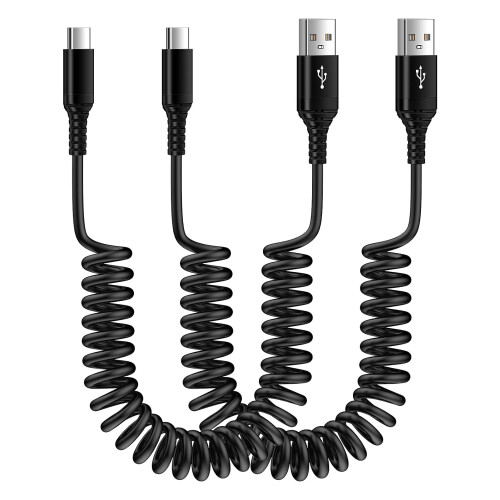 Καλώδιο USB C Coi 2Pack6FT Φορτιστής τηλεφώνου Android Auto Γρήγορη φόρτιση για αυτοκίνητο