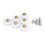 6 pcs Replacement Shower Door Roller Runner Wheel Diameter 22.5 mm 4