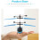 Feiona Flying Mini RC Αεροσκάφη με Επαγωγικό Φως που Φλας, Τηλεκατευθυνόμενα Αεροπλάνα, 4