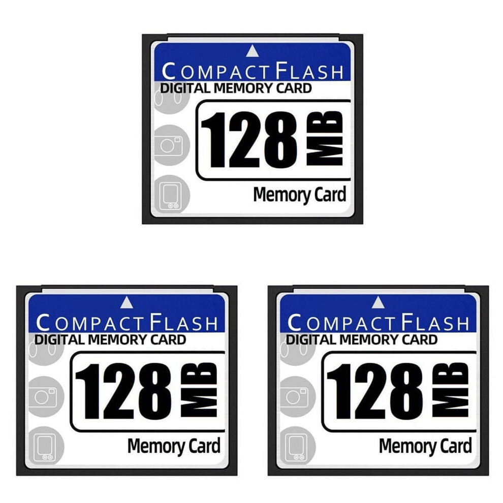 3X 128Mb Compact Flash Memory Card For Camera, Advertising Machine, Industrial Computer Card 9499224589902