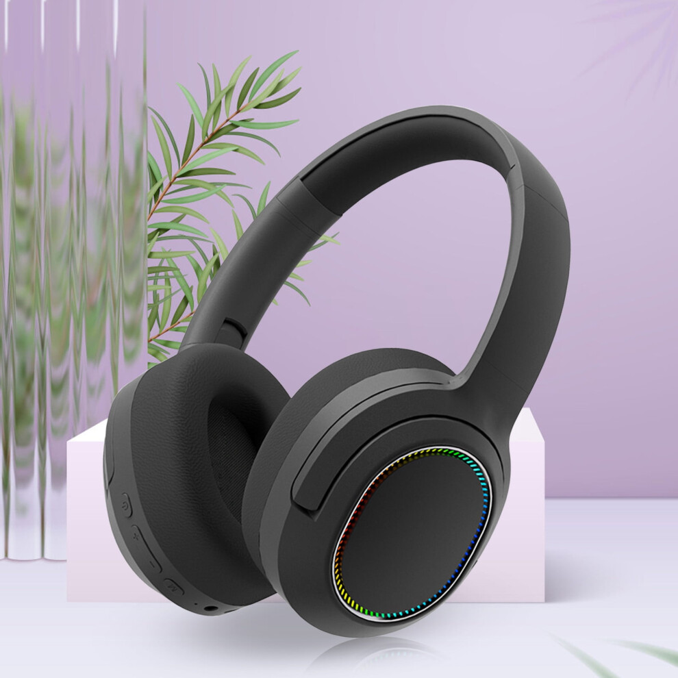 Bluetooth 5.3 Foldable Headphones With Subwoofer, Noise Cancellation, Built-In Mic, Wireless Call, Soft Over-Ear Earmuffs, Stereo Headset 9499224590175