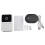 Smart trådlös WiFi-videodörrklocka, telefon, dörrring, intercom, säkerhetskamera, vit 1