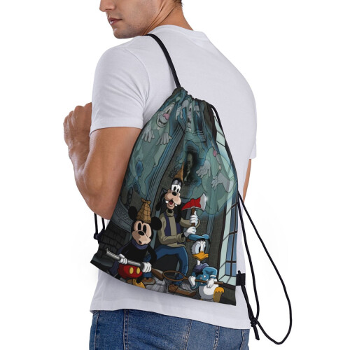 Τσάντα Goofy Goof Classic με κορδόνι, πτυσσόμενη, αθλητική, γυμναστικής, τσάντα με 2