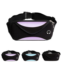 Bumbags Waist Fanny Pack Fashion Bum Bag for Climbing Hiking Travel Cycling Girls Men Women-Purple