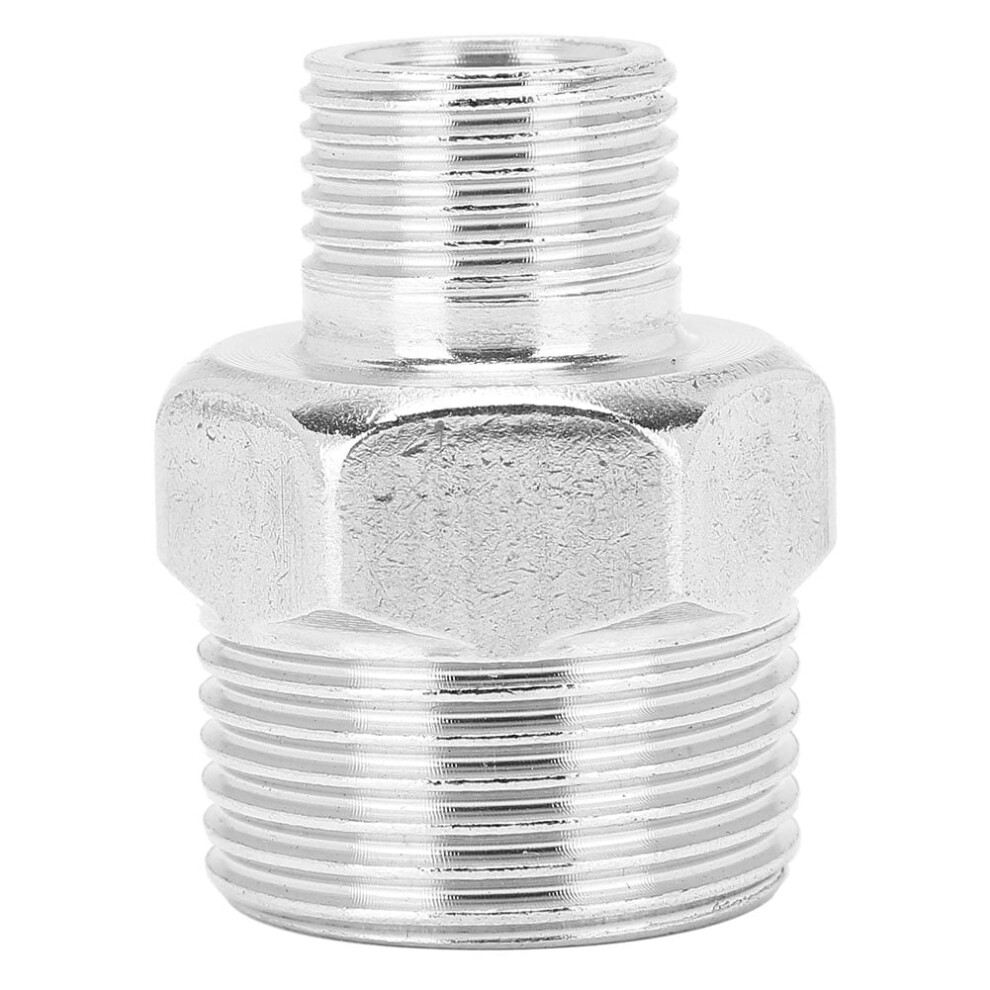 Growcolor G1/2In Male Thread To 1In Male Thread Fitting Pipe Adapter Connector Pipe Connection Accessories 9499224592322