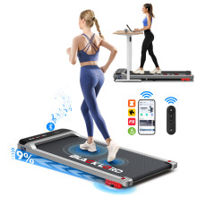 BLACK LORD Treadmill Walking Pad Fitness Incline MS2 Silver