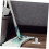 Broom Handle Adapter with Threaded End for Mop Replacement Compatible Extension Pole 3