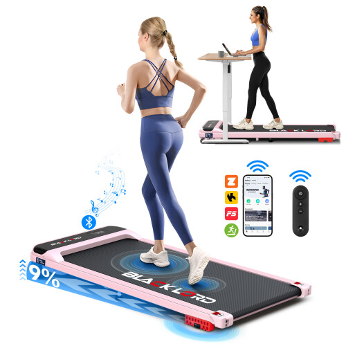 BLACK LORD Treadmill Walking Pad Gym Fitness Incline MS2 Pink