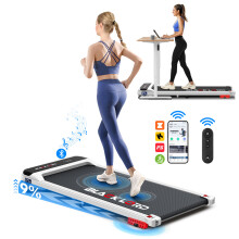 BLACK LORD Treadmill Walking Pad Gym Fitness Incline MS2 White