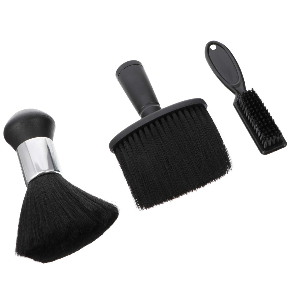 Barber Neck Duster Brush Set with Soft Hairlike Bristles for Gentle Hair Removal and Salon Use