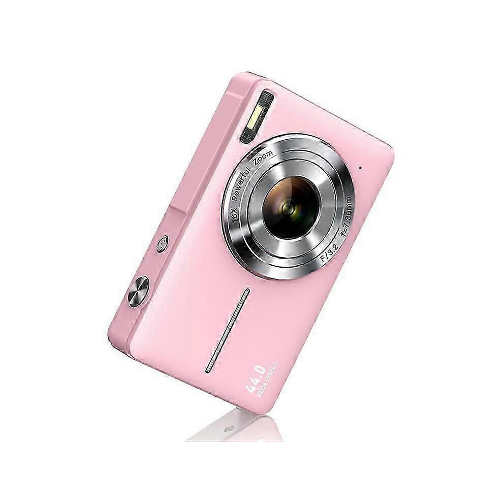 (Pink) Dc403 44Mp 1080P Hd Digital Camera Kids Professional Photography Camera Pink 6903013524379