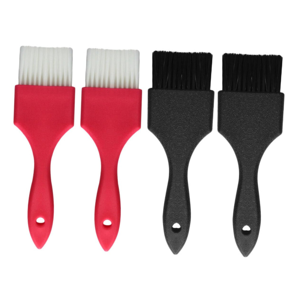 Hair Dye Brush Set 4pcs Professional Salon and Home Kit for Coloring Highlighting and Tinting