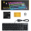Z-EDGE 104-Key Mechanical Keyboard RGB Backlight Aluminum Frame Backlit 7