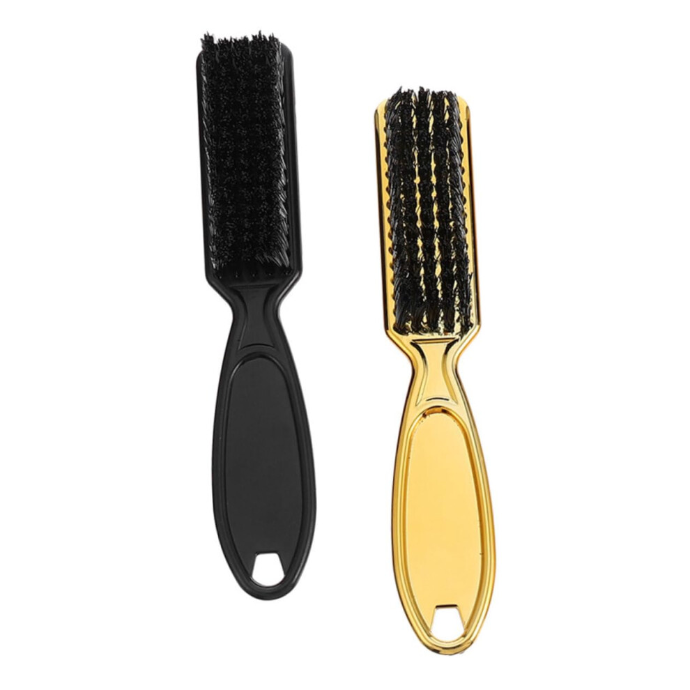 2pcs Professional Barber Neck Duster Brush with Dense Bristles for Quick Hair Removal