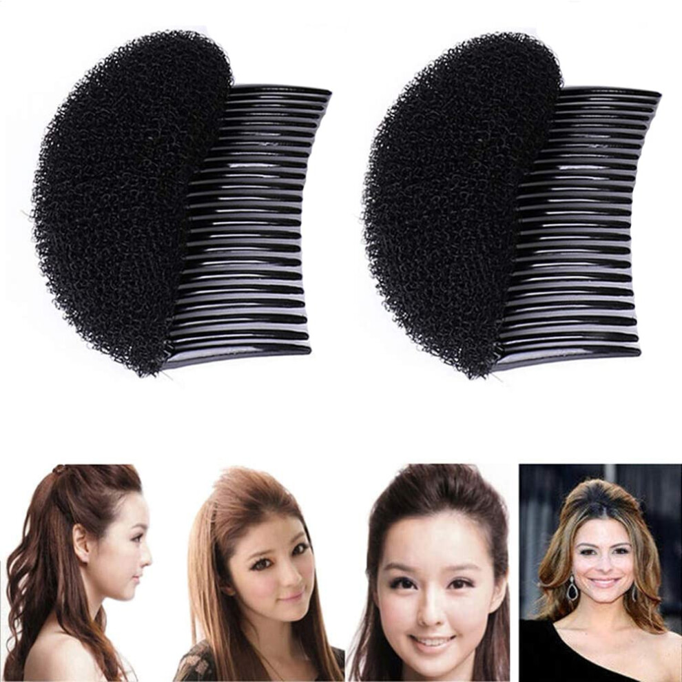 Pack of 2 Hair Volume Insert with SelfGrip for Instant Volume Boost and Beehive Hair Shaper