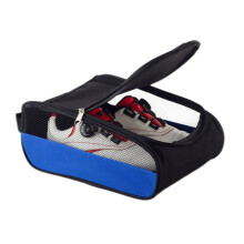 Waterproof Golf Shoe Bag with Dustproof Pouch for Travel and Outdoor Sports, 2 Pack Black and Blue