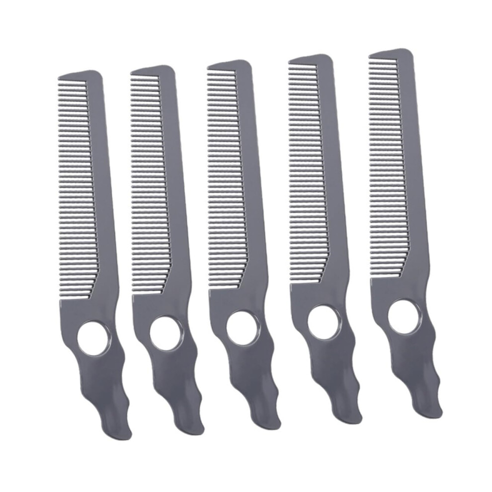 5pcs Anti Static Hair Combs with Comfort Grip for Salon Styling and Home Grooming