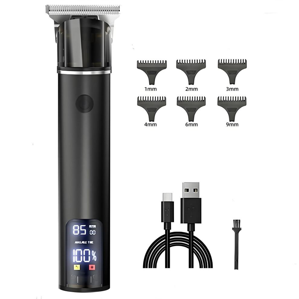 Cordless LED Display Hair Clipper with Precise Length Control and Fast USBC Charging