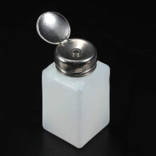 200ml Alcohol Pump Dispenser Bottle with Easy Press Leak‑Resistant Seal for Nail Polish Remover