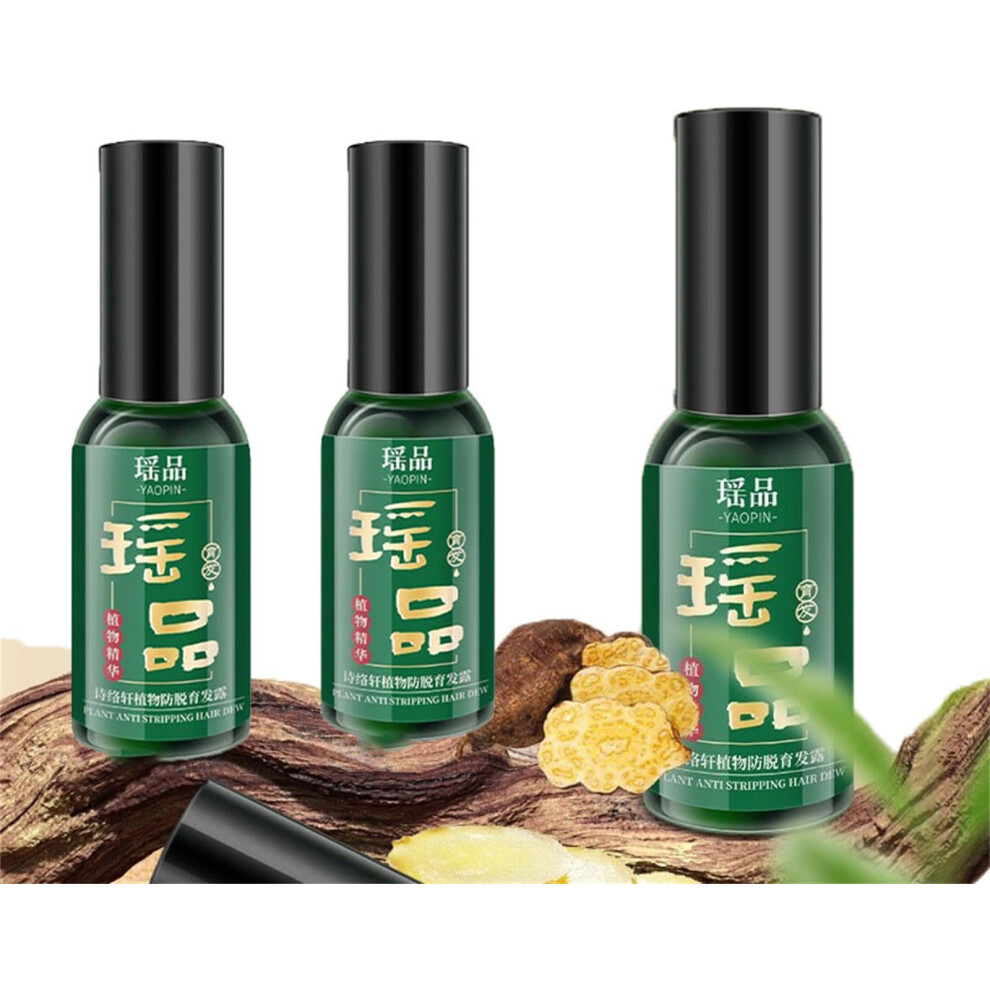 Hair Growth Serum for Thinning Hair, Anti Hair Loss Scalp Treatment 30ml, Strengthens and Regrows Hair (3pcs)