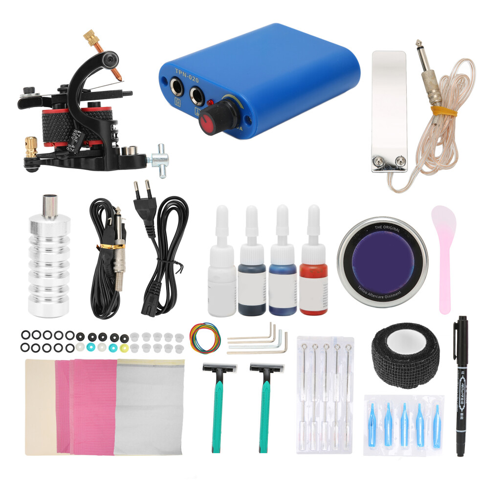 Professional Tattoo Kit Customized Design Budget Friendly Performance Tattoo Starter Set Lightweight Long Operation Machine - Easy to Use High