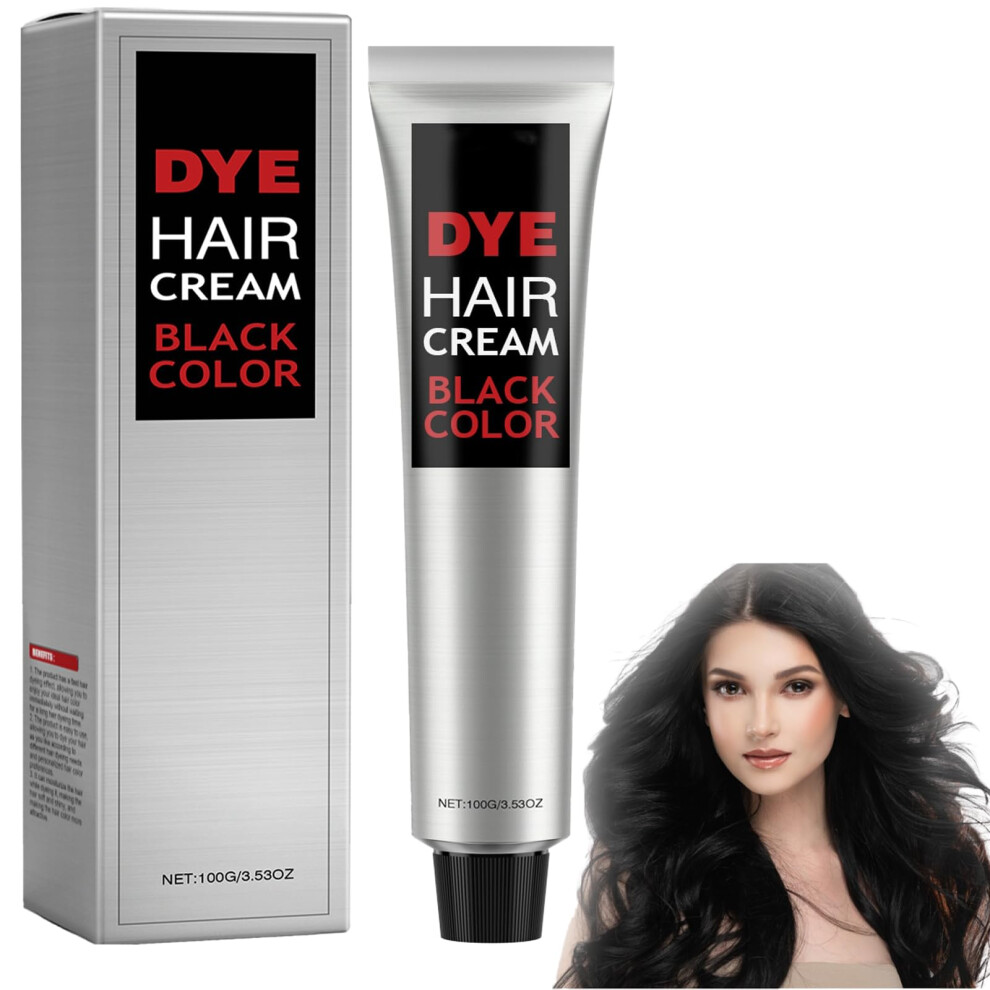 Cream,Silver Silver Gray Hair Dye Cream With Gentle Conditioning Formula, Permanent Metallic Color For All Hair Types
