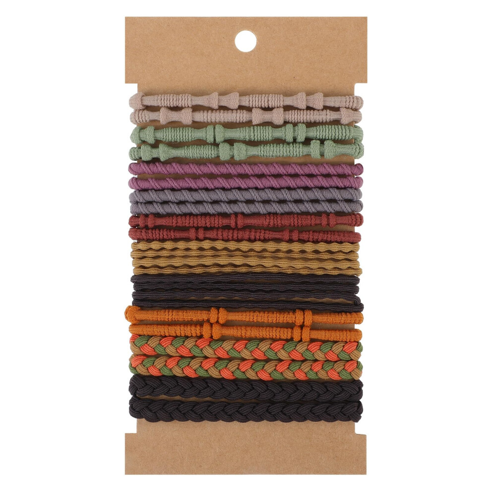 20Pcs Mixed Color Nylon Cable Ties And Reusable Hook And Loop Straps For Home And Office Organizing 9365369268449