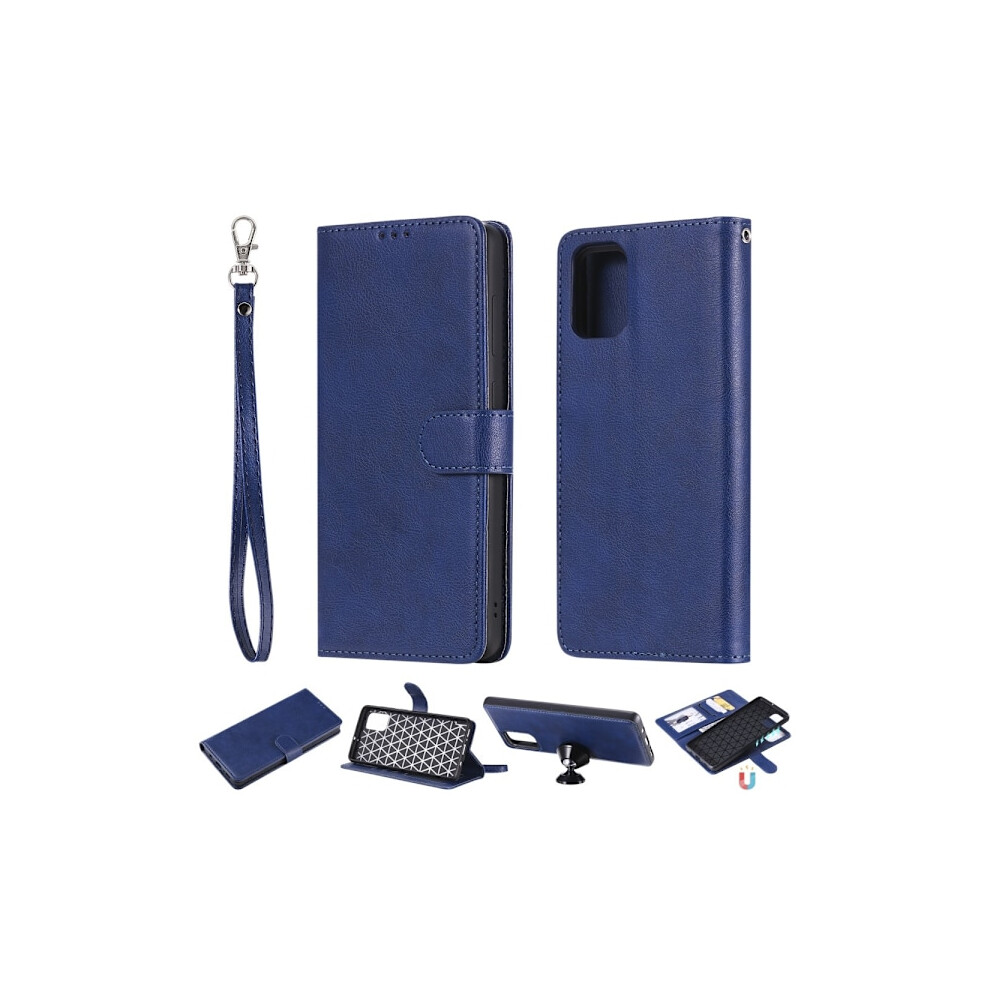 Compatible With Samsung Galaxy A71 - 2In1 Magnet Case / Wallet Case - Blue 9149926988601
