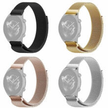 SKALO Milanese Loop compatibil cu Amazfit GTR2/2e - Mai multe culori Argintiu