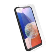 Compatible con Samsung A14 5G / 4G, cristal templado de 0,26 mm, 2,5 D, 9H, transparente