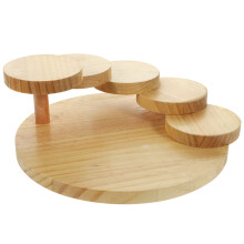Plateau de service en bois pour sashimi et sushi - 31 cm