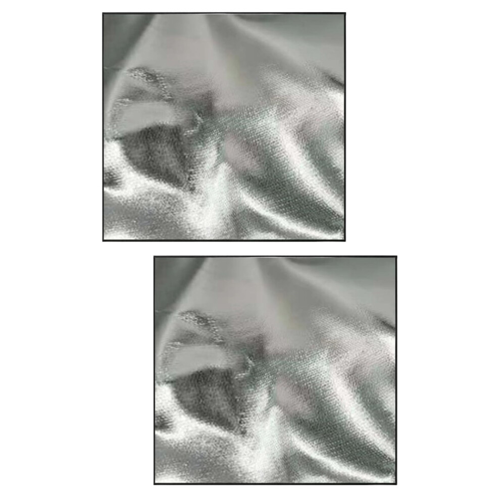 2Pcs Square Fireproof Mat Grill Mat Fire Resistance Blanket Fireproof Mat For Outdoor 9149926989103