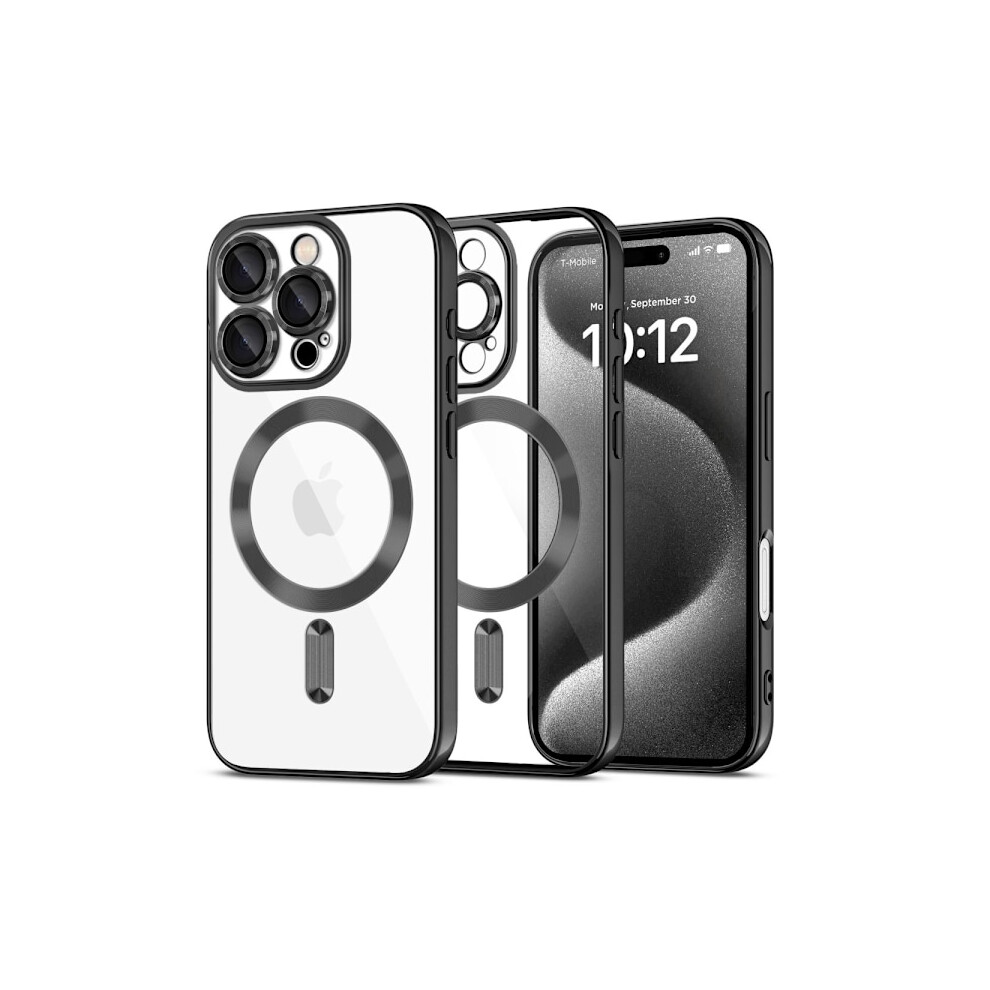 Tech-Protect Compatible With Iphone 16 Pro Case Magsafe Magflex Shiny Black 9149926988670