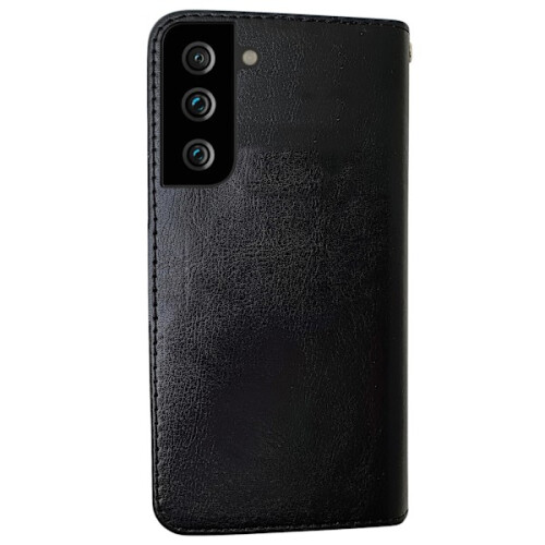 Capa de couro branca compatível com Samsung Galaxy S21FE / Proteção 1